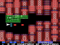 MSX版グラディウス2 - 7面（要塞）