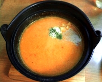 トマトつけ麺（スープ）（あすなろ食堂）
