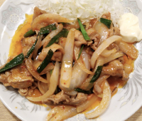 豚キムチ炒め（定食のまる大）