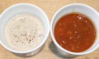 鶏のポタージュ、牛肉とトマトのハンガリー風スープ（スープストックトーキョー）