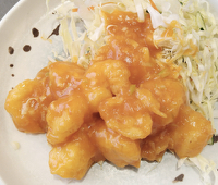 エビチリ定食（座・麻婆唐府）