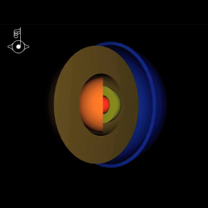 ビョークの「Biophilia」のアプリ版「Mutual Core」(球体画面)